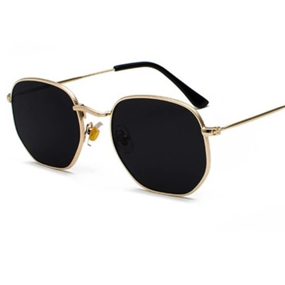 Hexagonal Metal Sunglasses - Picture 1 of 2